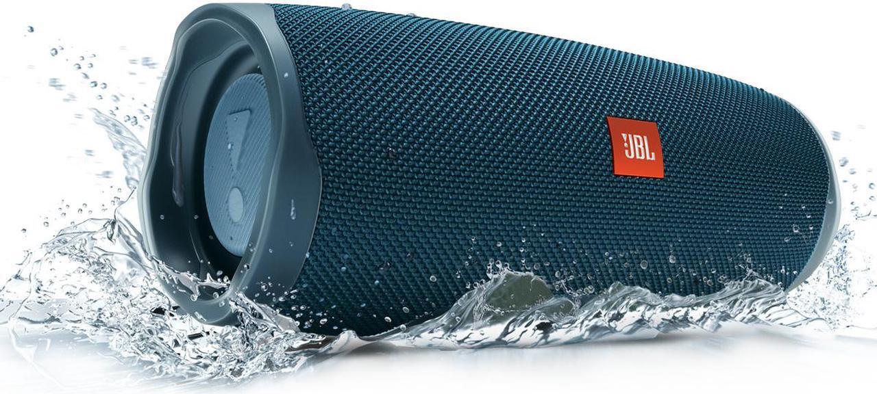 Alt view image 3 of 20 - JBL Charge 4 Portable Bluetooth Speaker (Blue)