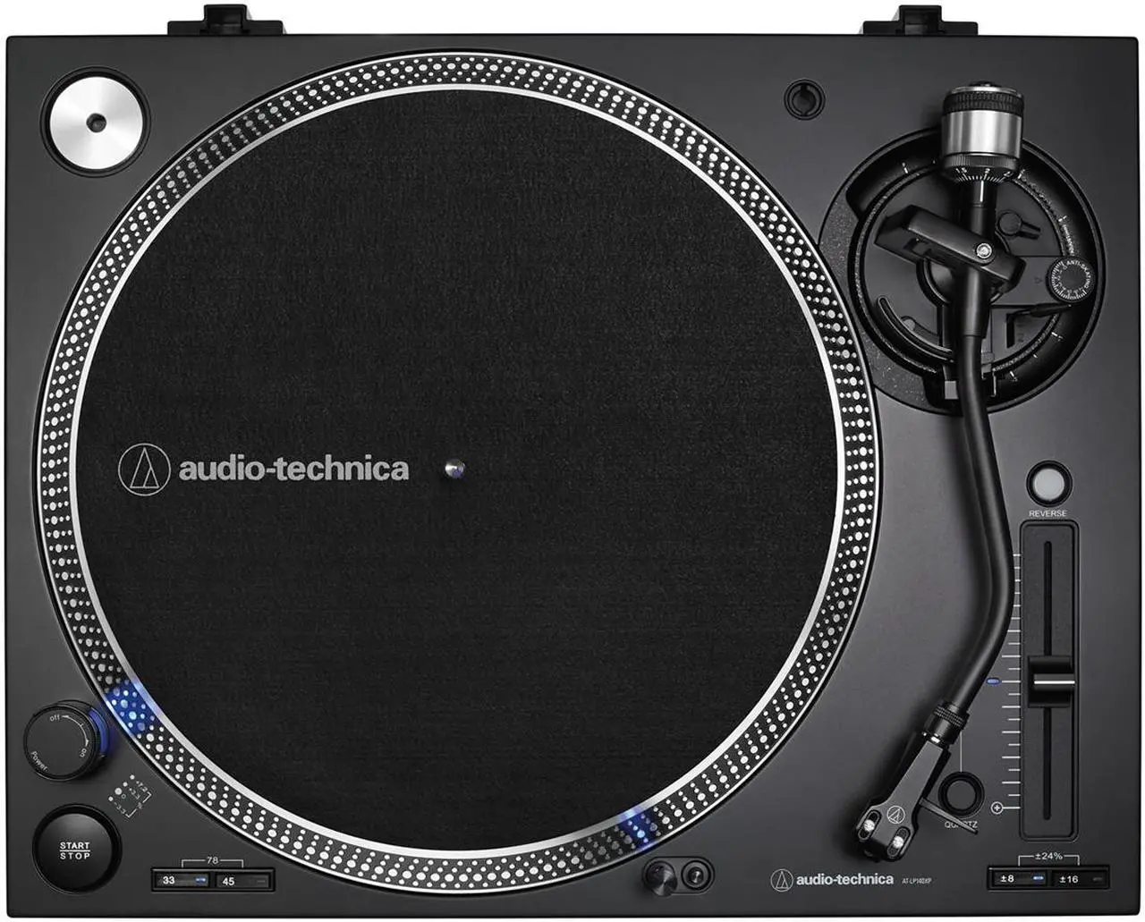 Alt view image 3 of 20 - AUDIO TECHNICA AT-LP140XP-BK DIRECT-DRIVE PRO DJ TURNTABLE
