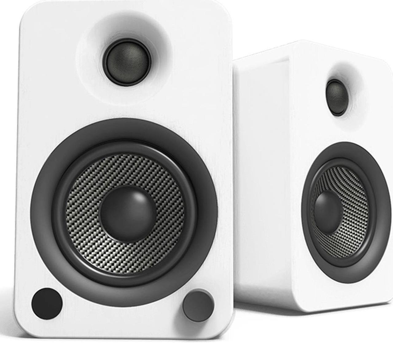 Kanto YU4 Powered Bookshelf Speakers with Built-In Bluetooth - Pair (Matte White)