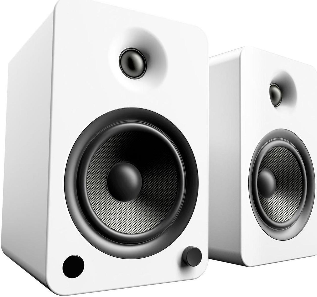 Kanto YU6 Powered Bookshelf Speakers with Built-In Bluetooth - Pair (Matte White)