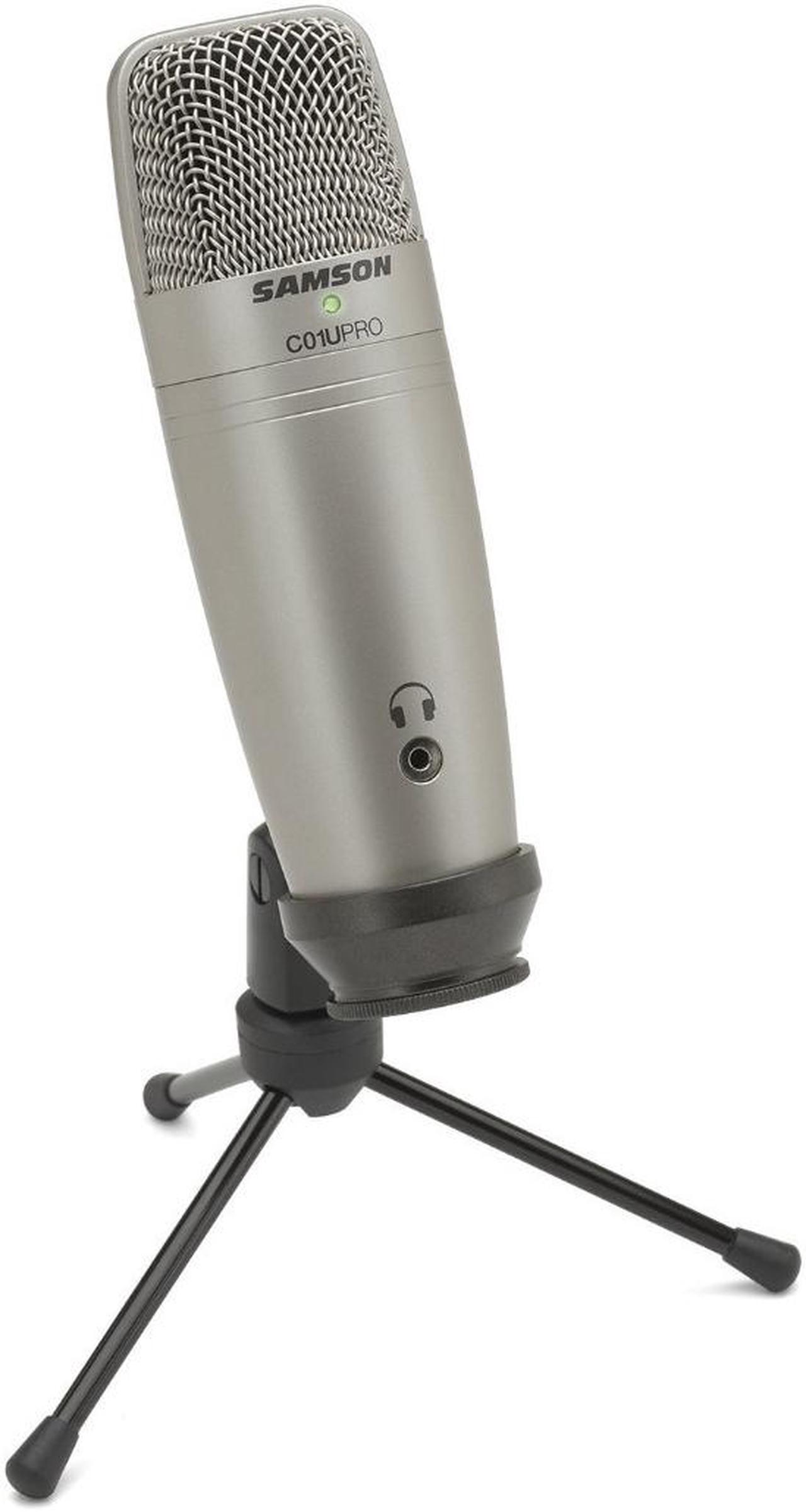 Alt view image 13 of 20 - Samson C01U PRO USB Studio Condenser Microphone