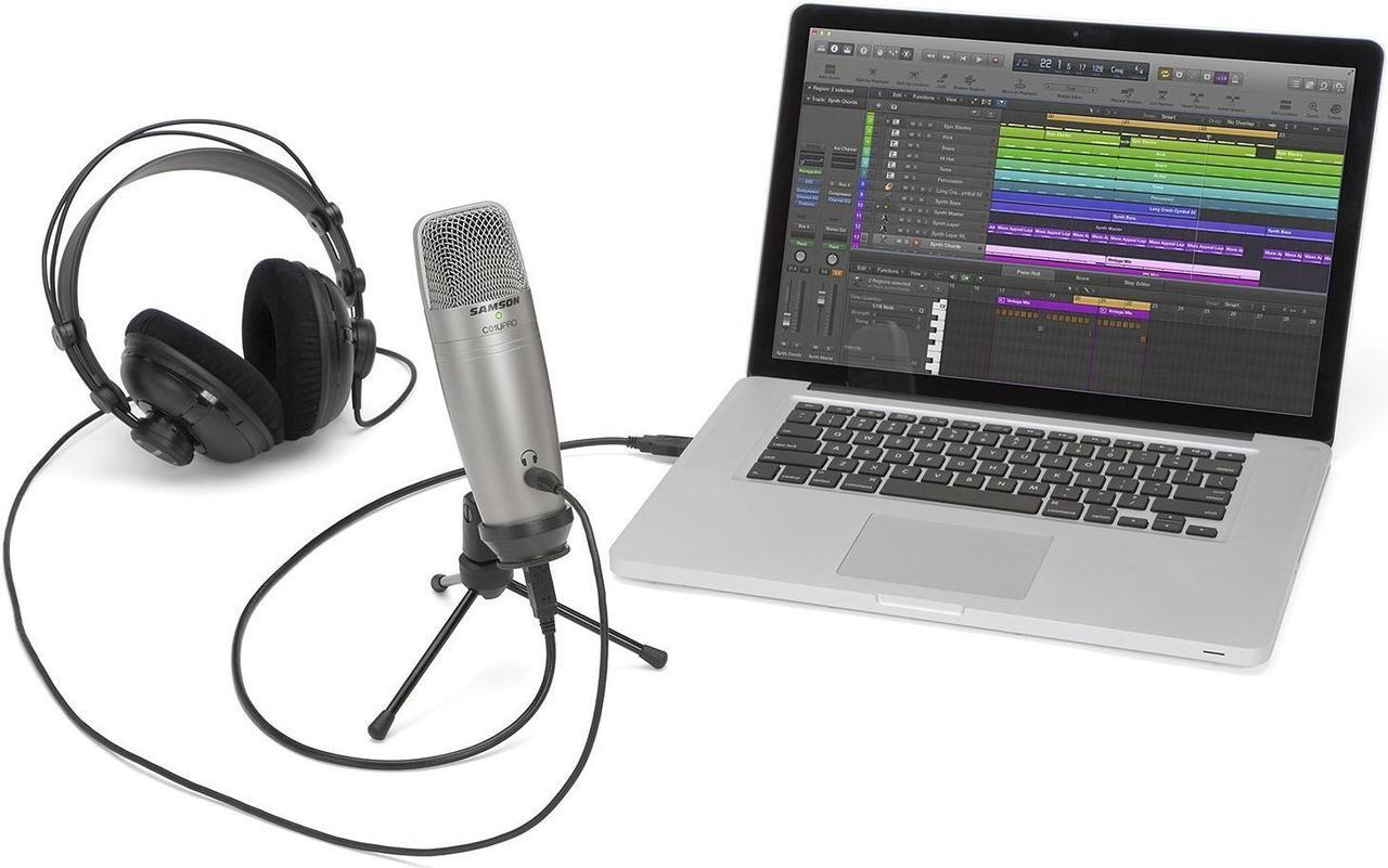 Alt view image 14 of 20 - Samson C01U PRO USB Studio Condenser Microphone