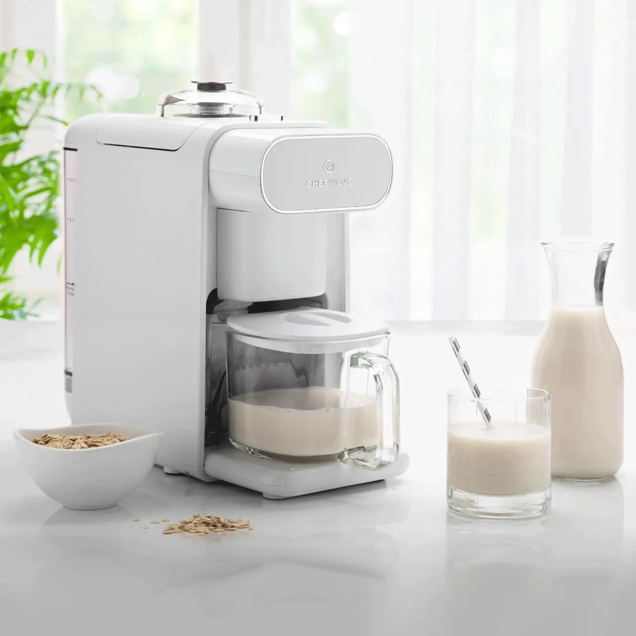 Alt view image 5 of 6 - ChefWave Milkmade Non-Dairy Milk Maker with 6 Plant-Based Programs, Auto Clean
