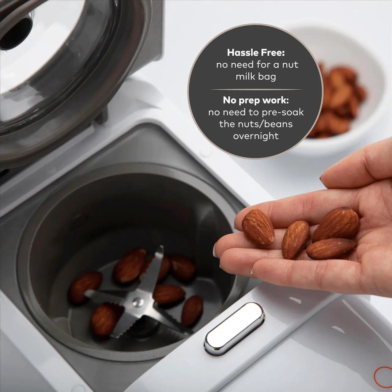 Alt view image 2 of 6 - ChefWave Milkmade Non-Dairy Milk Maker with 6 Plant-Based Programs, Auto Clean