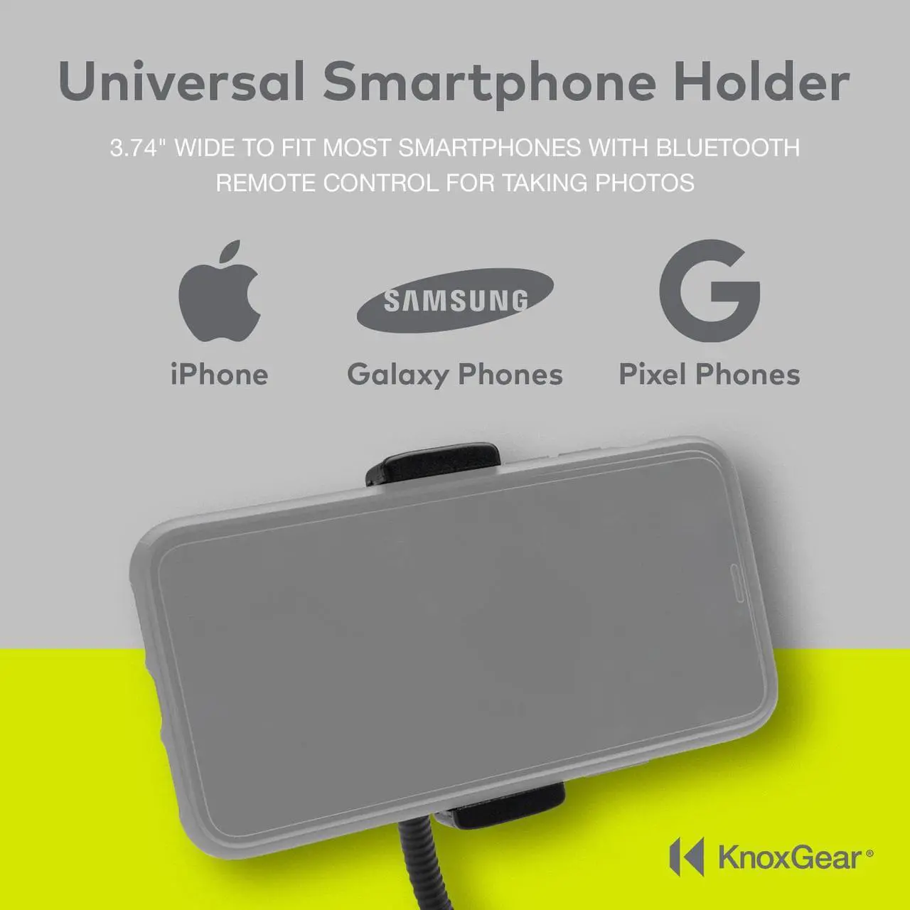 Alt view image 4 of 7 - Knox Gear Selfie Ring Light Stand with Cell Phone Holder and Webcam/Camera Mount