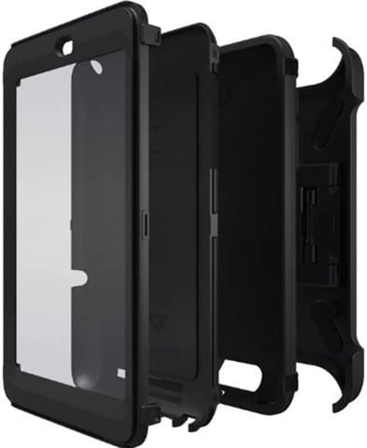 Alt view image 2 of 2 - OtterBox Defender Series Hybrid Case for Asus Google Nexus 7 - Black