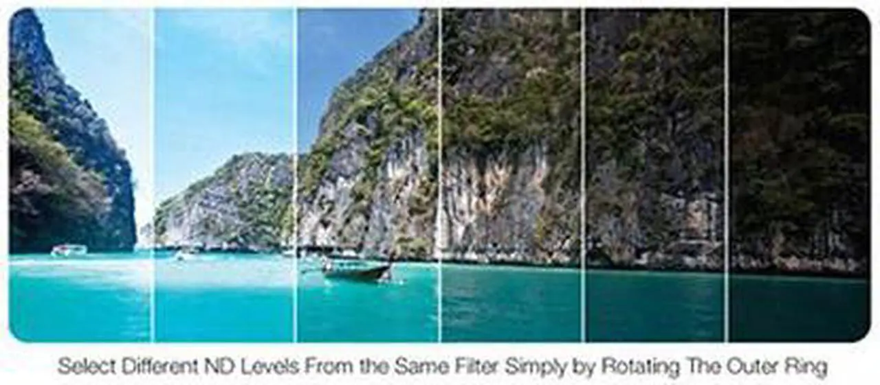 Alt view image 2 of 9 - Vivitar Variable NDX Neutral Density Lens Filter - 77mm