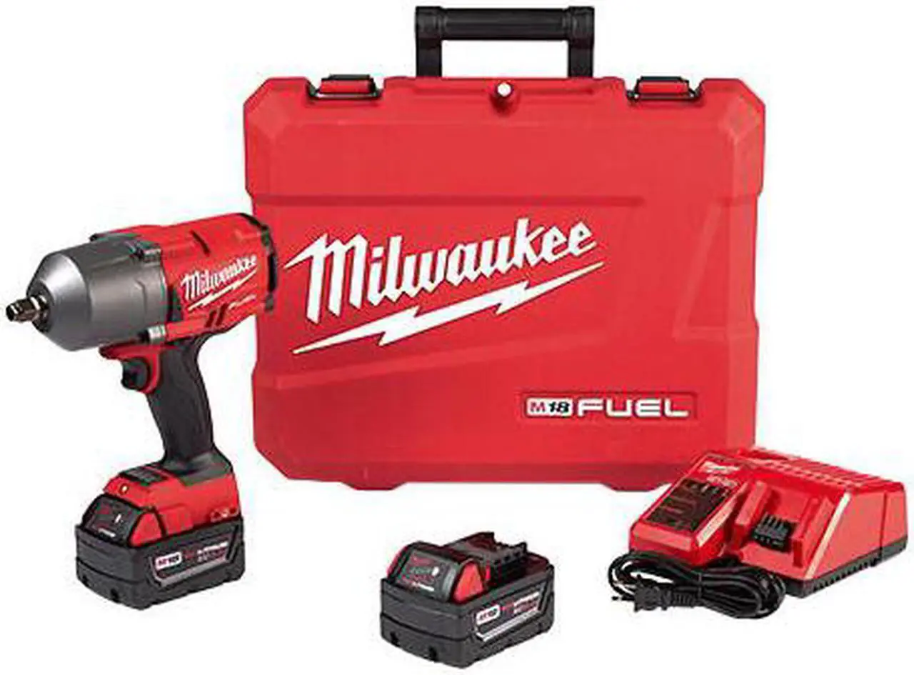 Main image of Milwaukee Electric Tool - 2767-22 - Impact Wrench, Steel/Glass Filled Nylon/Rubber, Red, 18V, 10.75 H x 3.15 W x 8.39