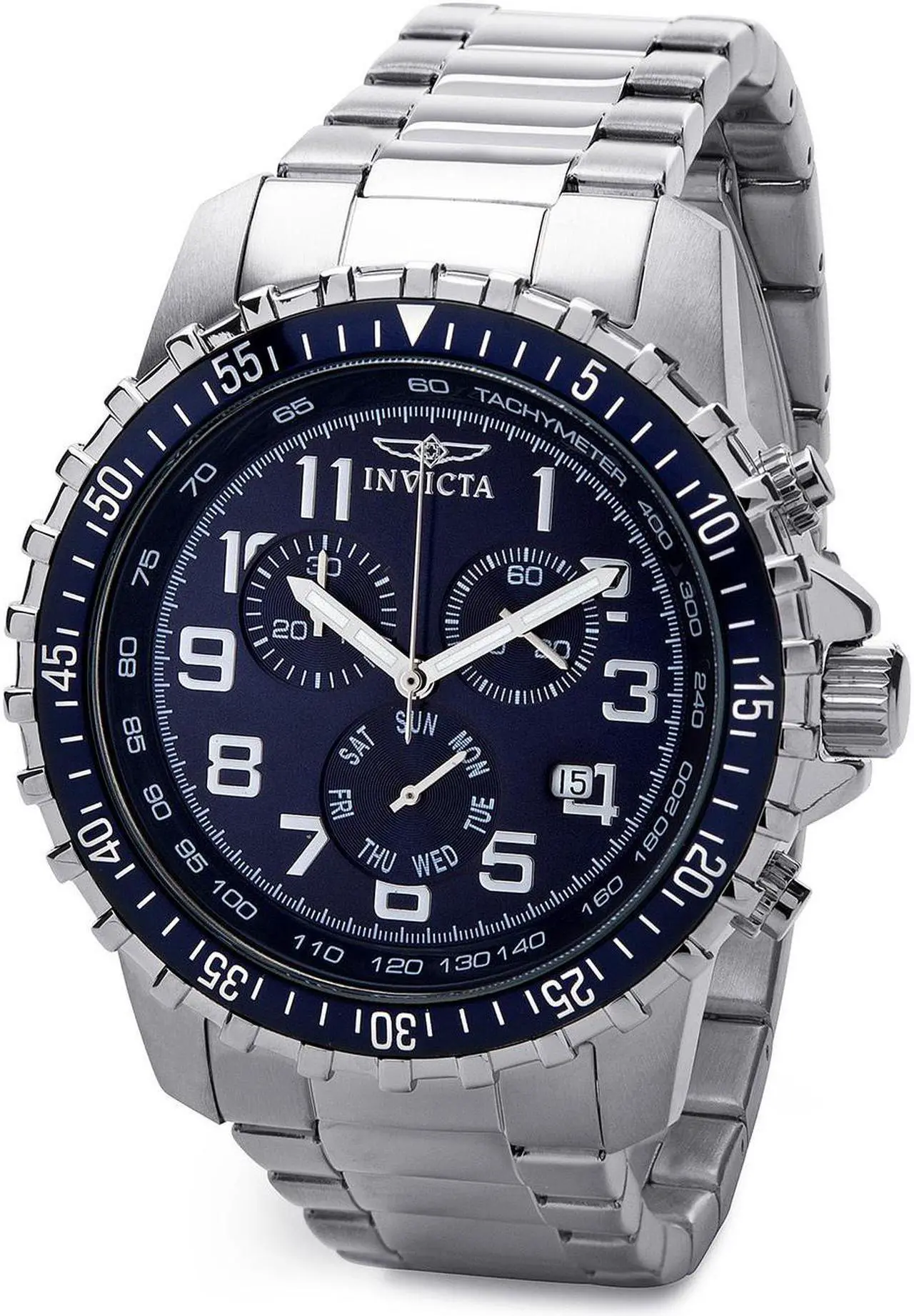 Alt view image 11 of 17 - Invicta  Specialty 6621  Stainless Steel Chronograph  Watch