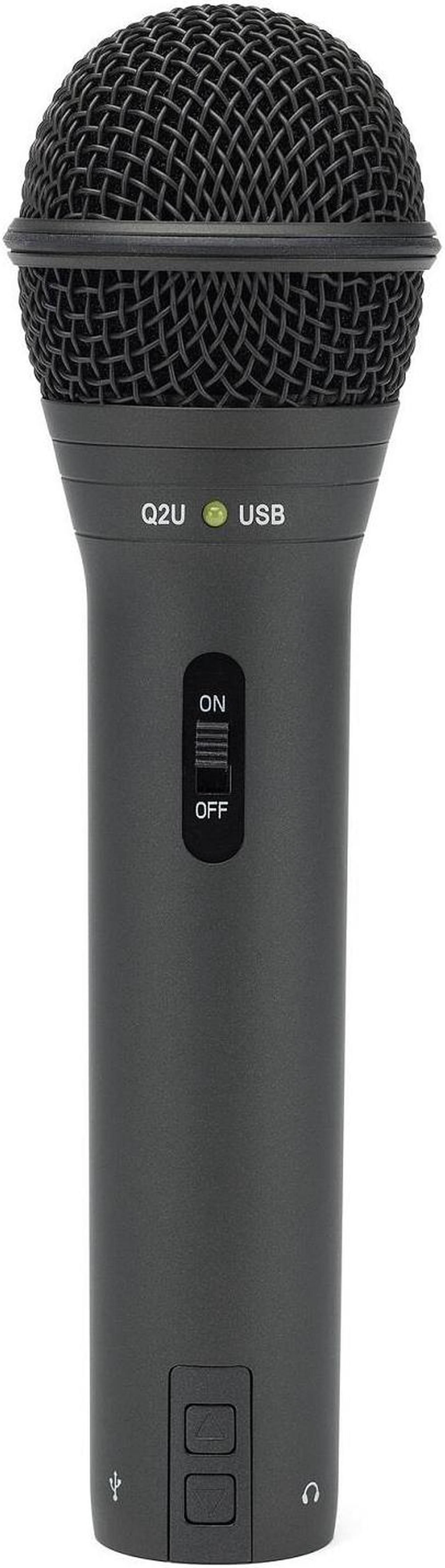 Main image of Samson Q2U Handheld Dynamic USB Microphone Recording and Podcasting Pack (Black)
