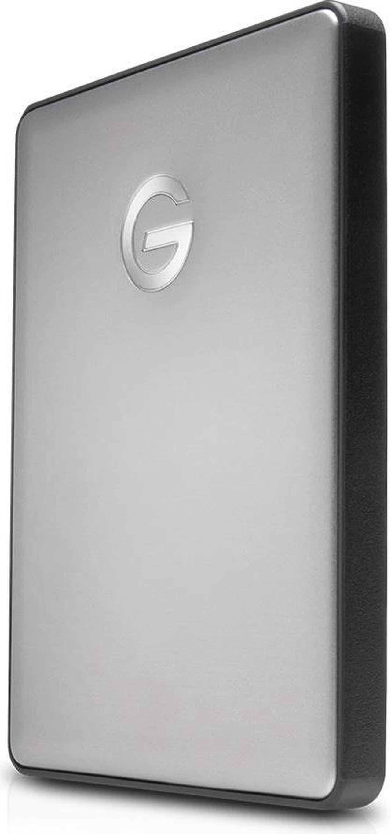 Alt view image 2 of 12 - G-Technology 2TB G-DRIVE mobile USB-C Portable External Hard Drive, USB 3.1 Gen 1, Space Gray (0G10317)