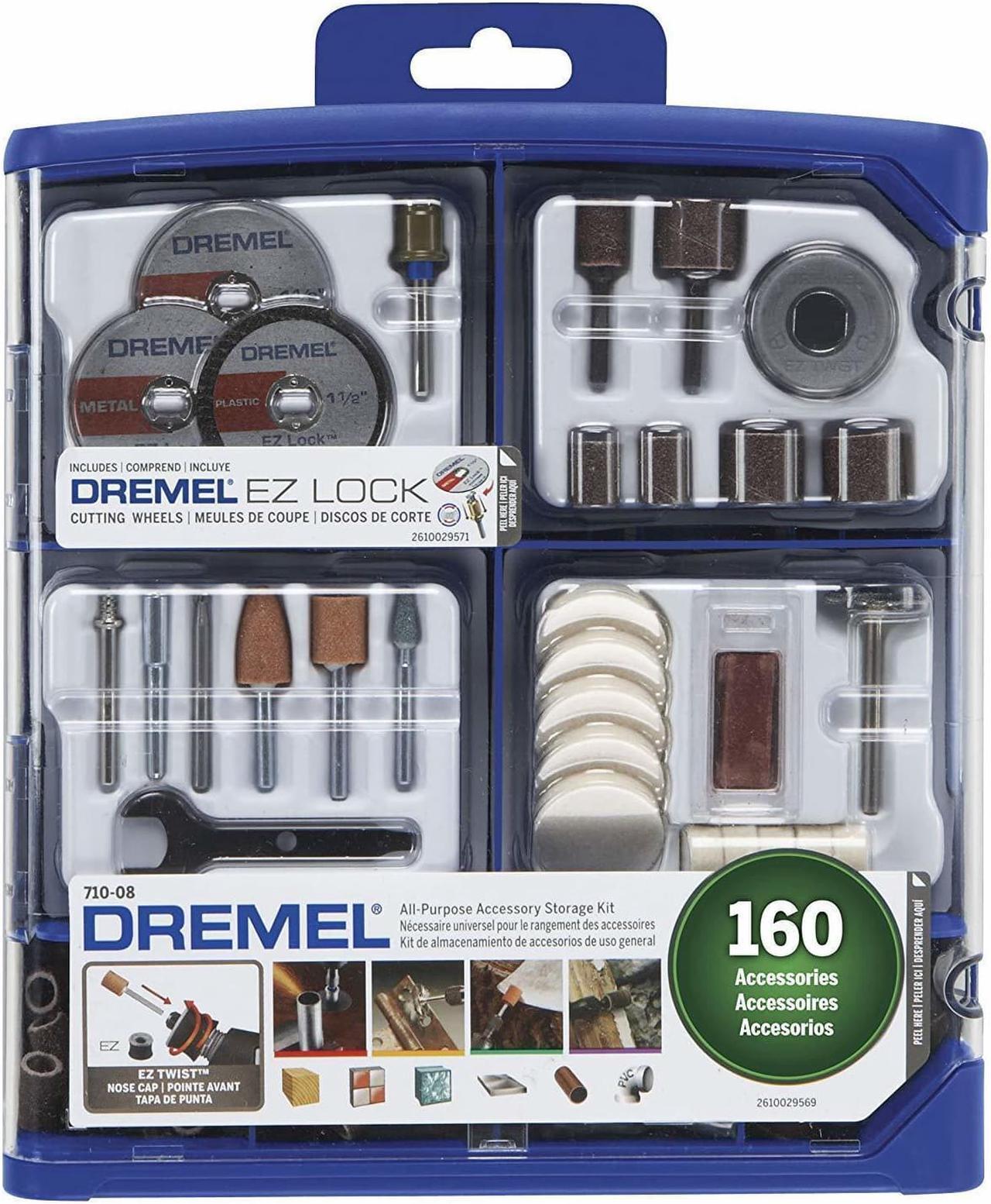 Main image of Dremel 710-08 All-Purpose Rotary Accessory Kit (160-Piece)