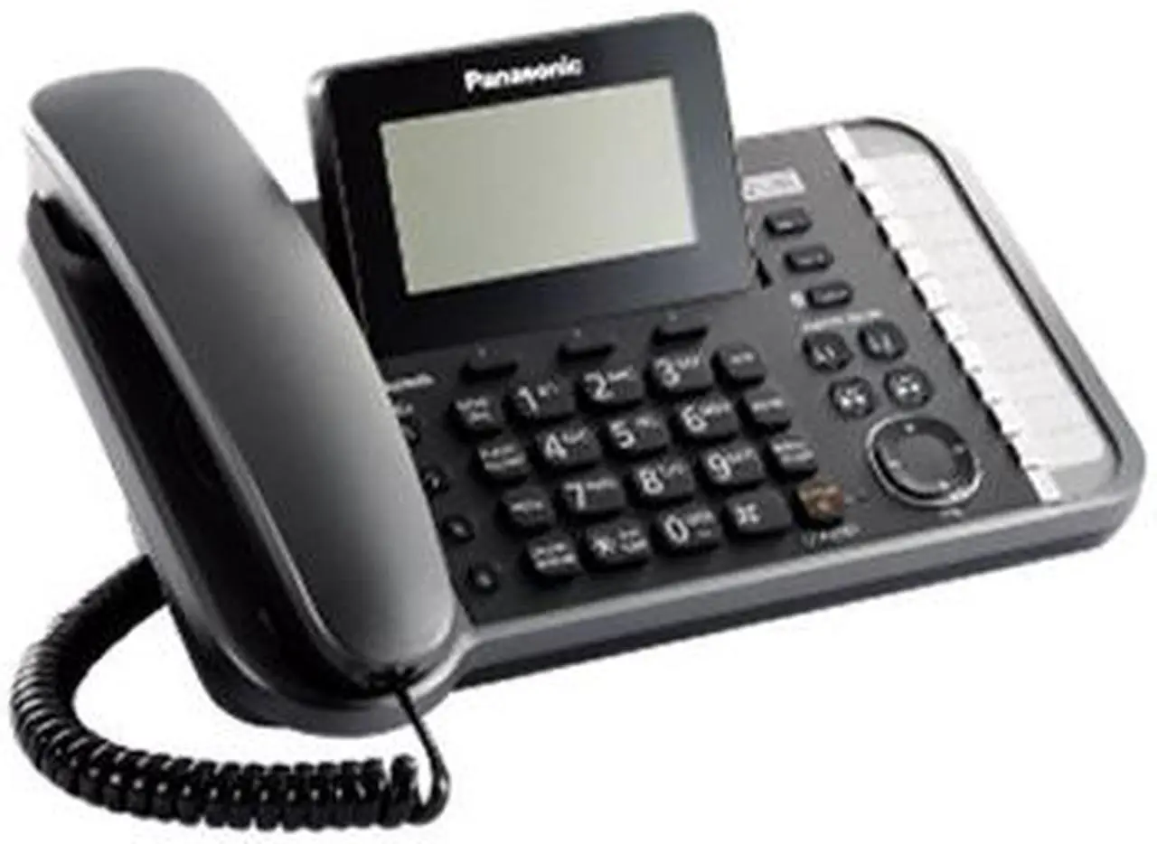 Alt view image 2 of 4 - Panasonic KX-TG9581B 1 Handset Corded 2 Line Phone