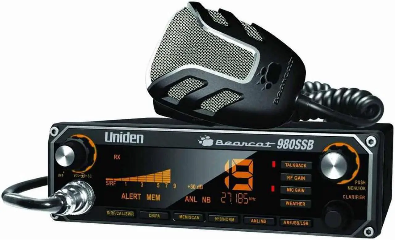 Alt view image 8 of 15 - UNIDEN BEARCAT980 CB RADIO SSB USB LSB NOISE CANCEL