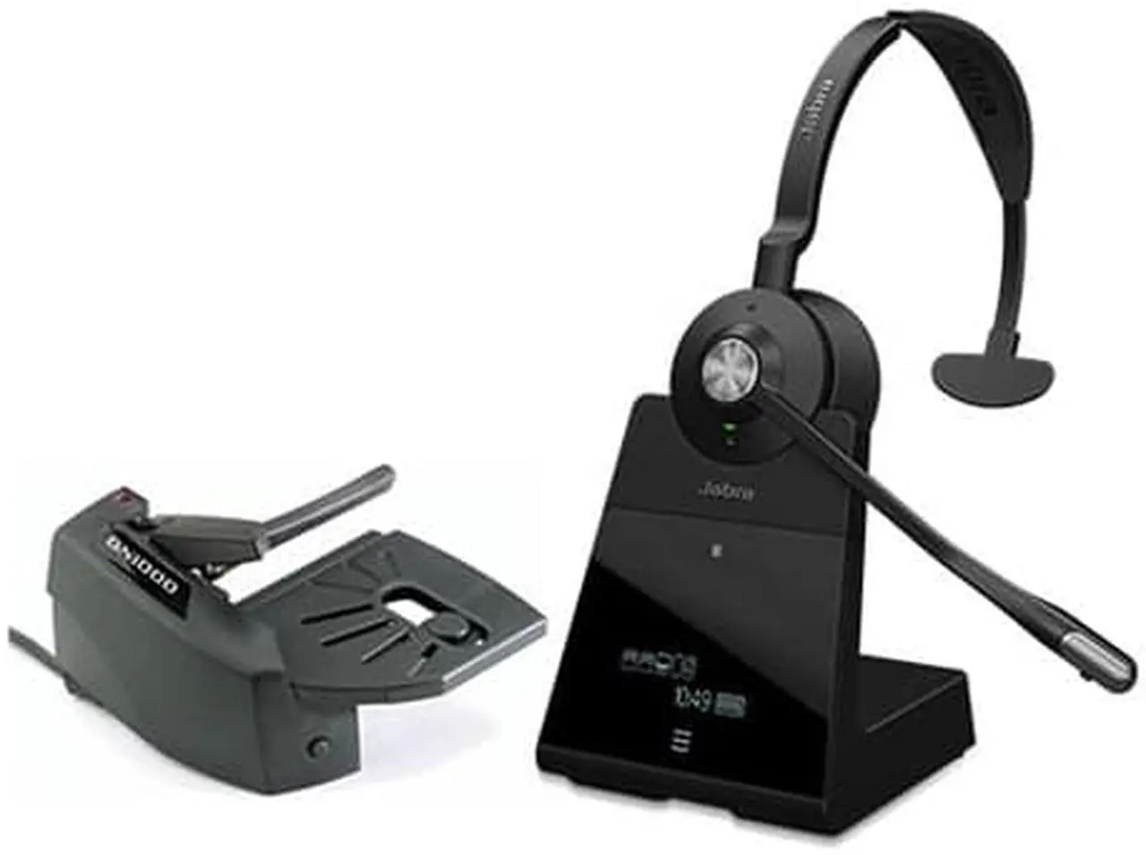 Alt view image 5 of 7 - Jabra Engage 75 Mono Noise-Canceling Wireless Headset w/ GN1000 Remote Handset Lifter