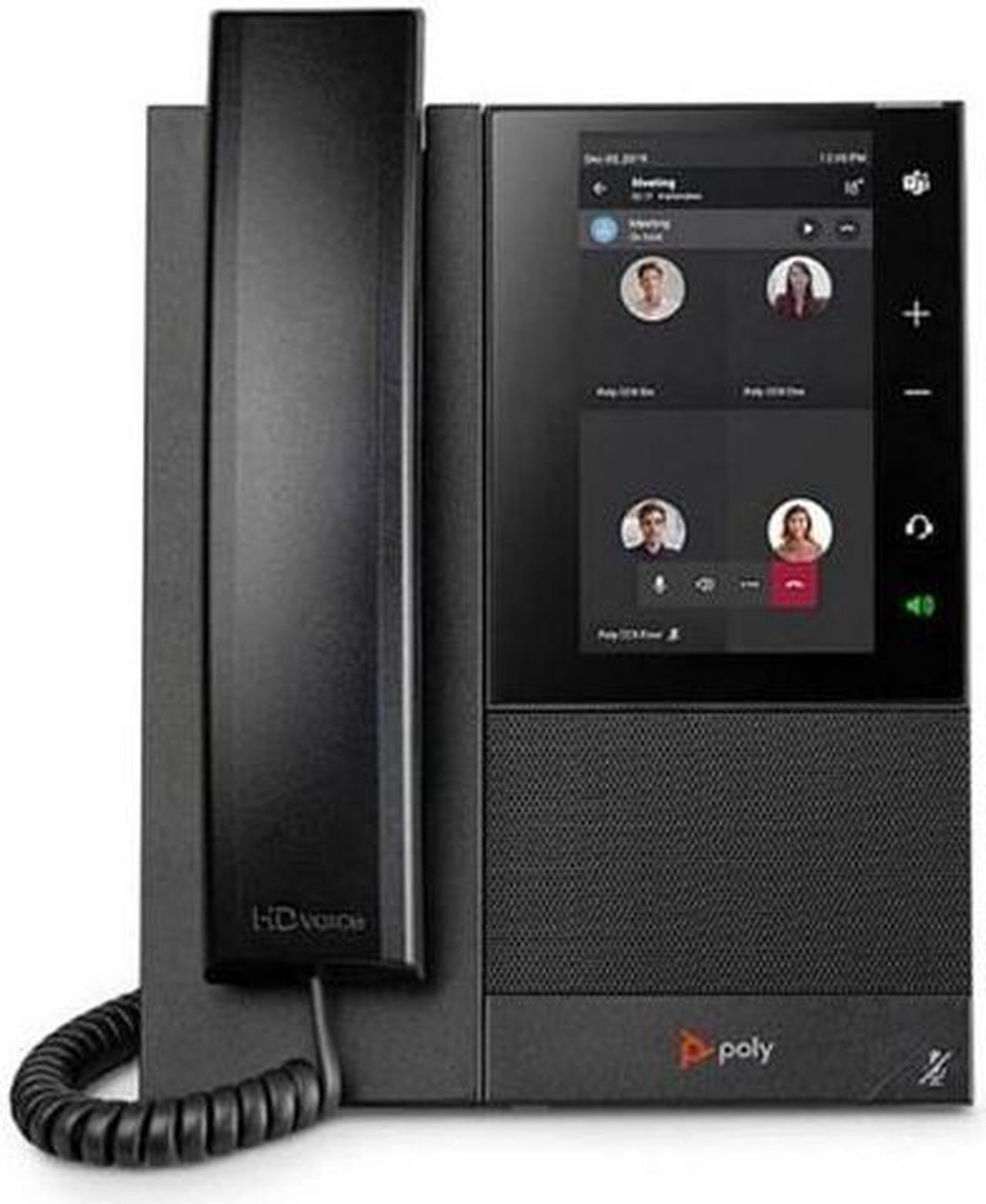 Alt view image 2 of 5 - Poly CCX 500 With Handest and Power Supply 2200-49720-001 CCX 500 Business Media Desk Phone With Handset and Power Supply