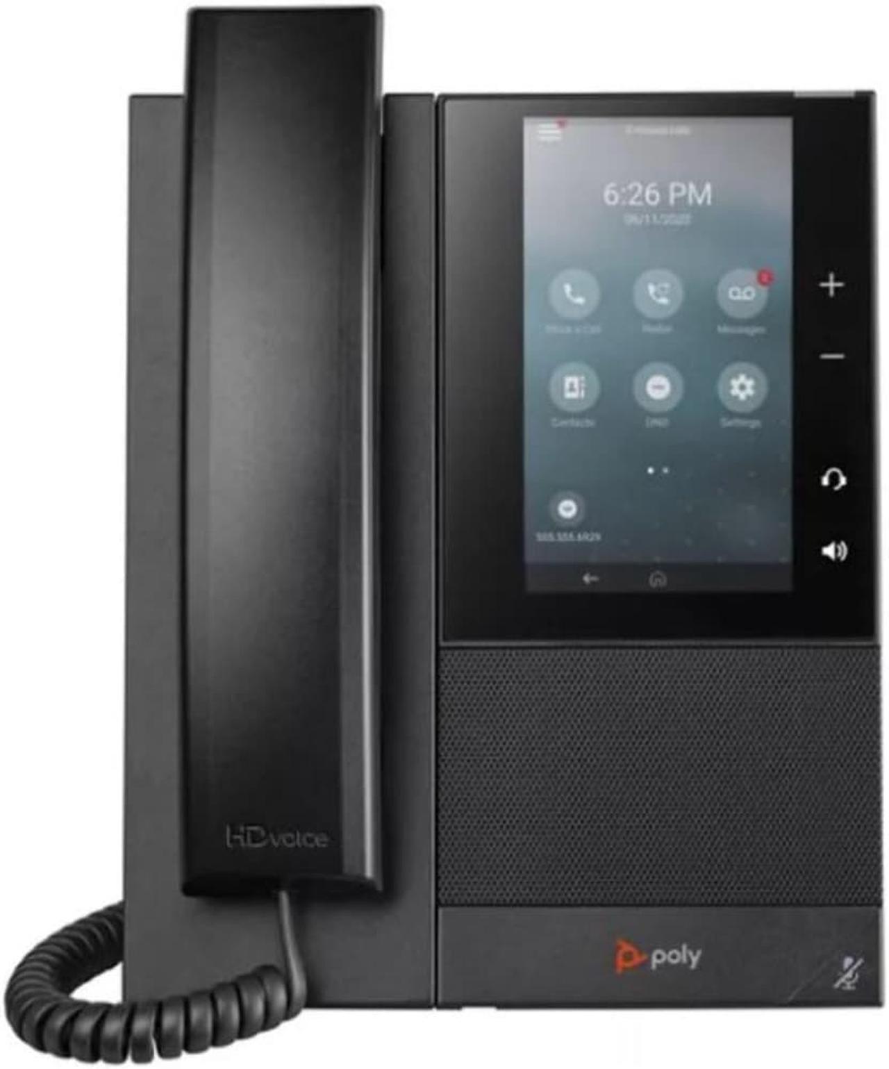 Main image of Poly CCX 500 With Handest and Power Supply 2200-49720-001 CCX 500 Business Media Desk Phone With Handset and Power Supply