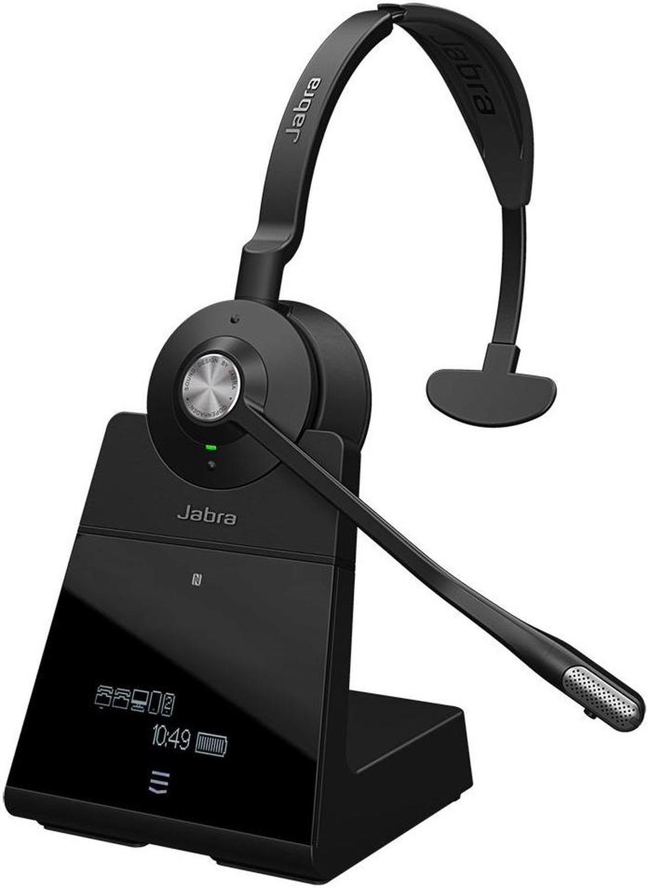 Alt view image 5 of 8 - Jabra Engage 75 Mono Noise-Canceling Wireless Headset w/ Up To 490 feet Range