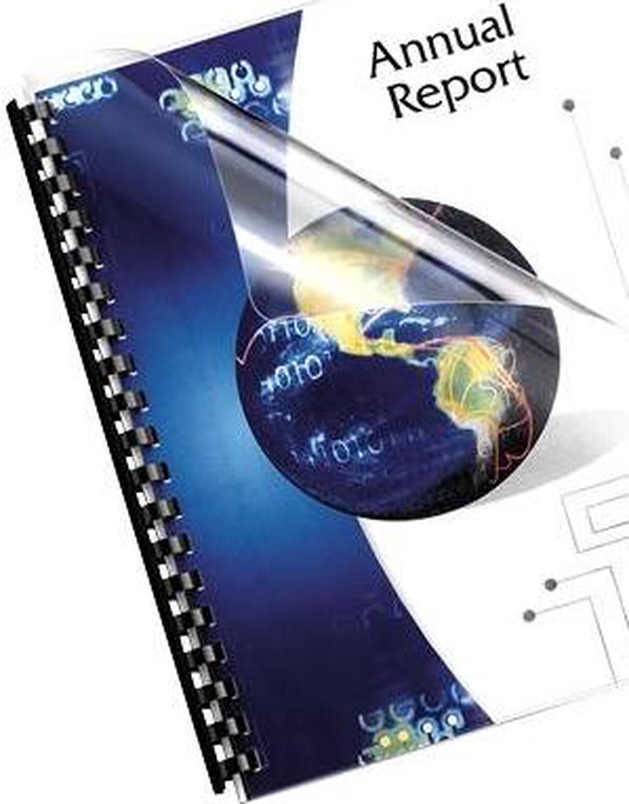 Alt view image 18 of 20 - Fellowes Crystals Clear Pre-Punched Oversized Binding Covers 100 Pack