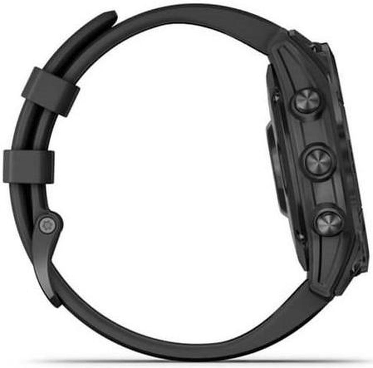 Alt view image 12 of 12 - Garmin fenix 7 - Solar Edition, Slate Gray with Black Band