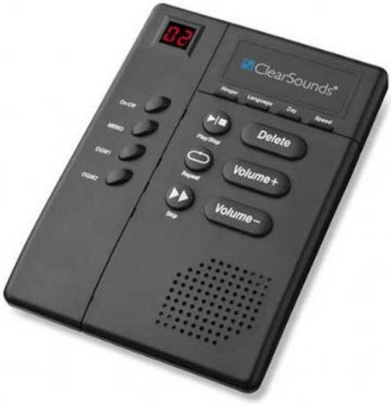 Main image of Clearsounds Answering Machine, Accessory, Black  ANS3000