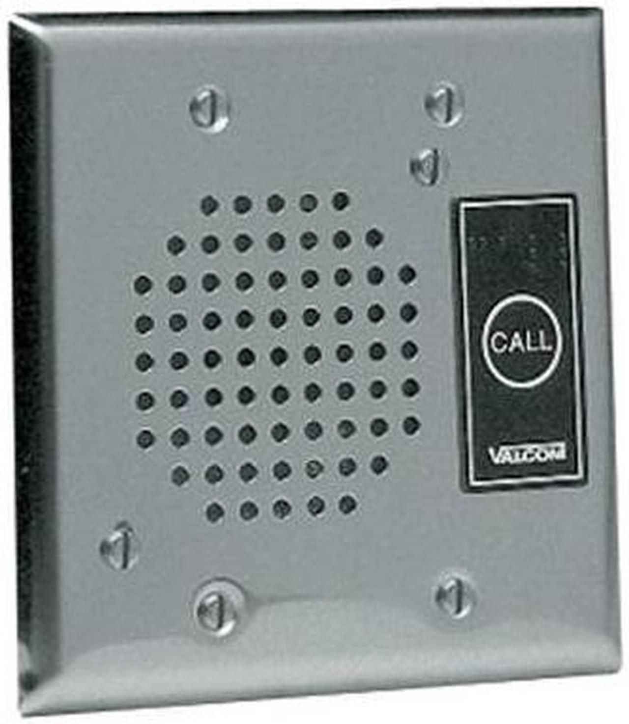 Alt view image 3 of 6 - Valcom V-1072A-ST Talkback Doorplate Speaker - Stnless Stl