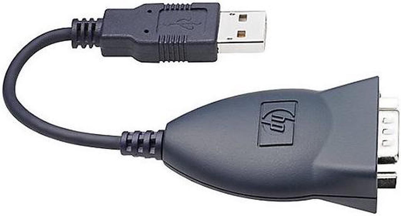 Alt view image 8 of 11 - HP USB to Serial Port Adapter - USB/Serial for PC, Desktop Computer - 3.94 ft - 1 x Type A Male USB - 1 x DB-9 Female Serial - Black