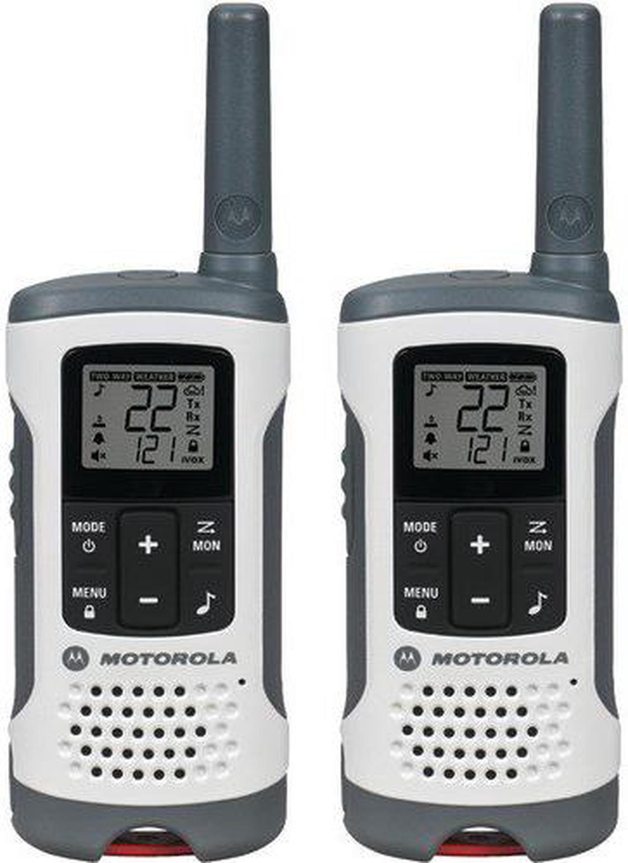 Alt view image 17 of 20 - Motorola T260 Two-Way Radio - 37KM Model + NOAA Rechargeable  (Dual Pack)
