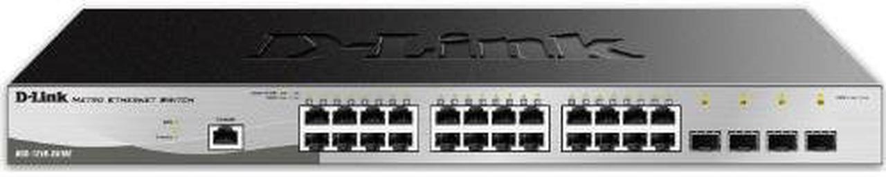 Alt view image 4 of 12 - D-Link WebSmart DGS-1210-28 Ethernet Switch