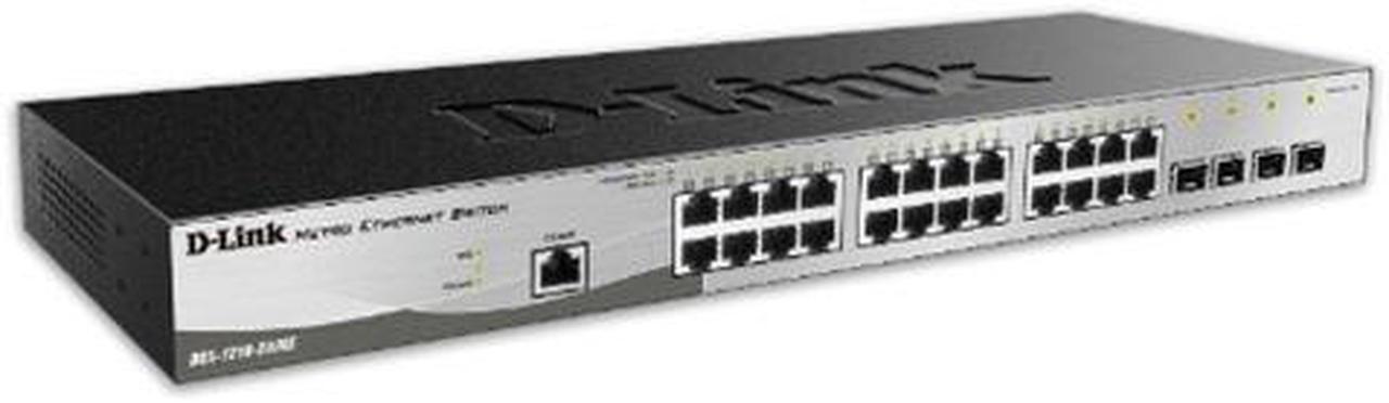 Alt view image 3 of 12 - D-Link WebSmart DGS-1210-28 Ethernet Switch