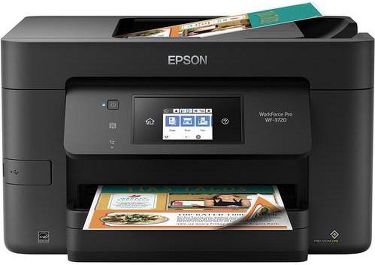 Alt view image 11 of 17 - Epson WorkForce Pro WF-3720 Wireless All-In-One Color Inkjet Printer