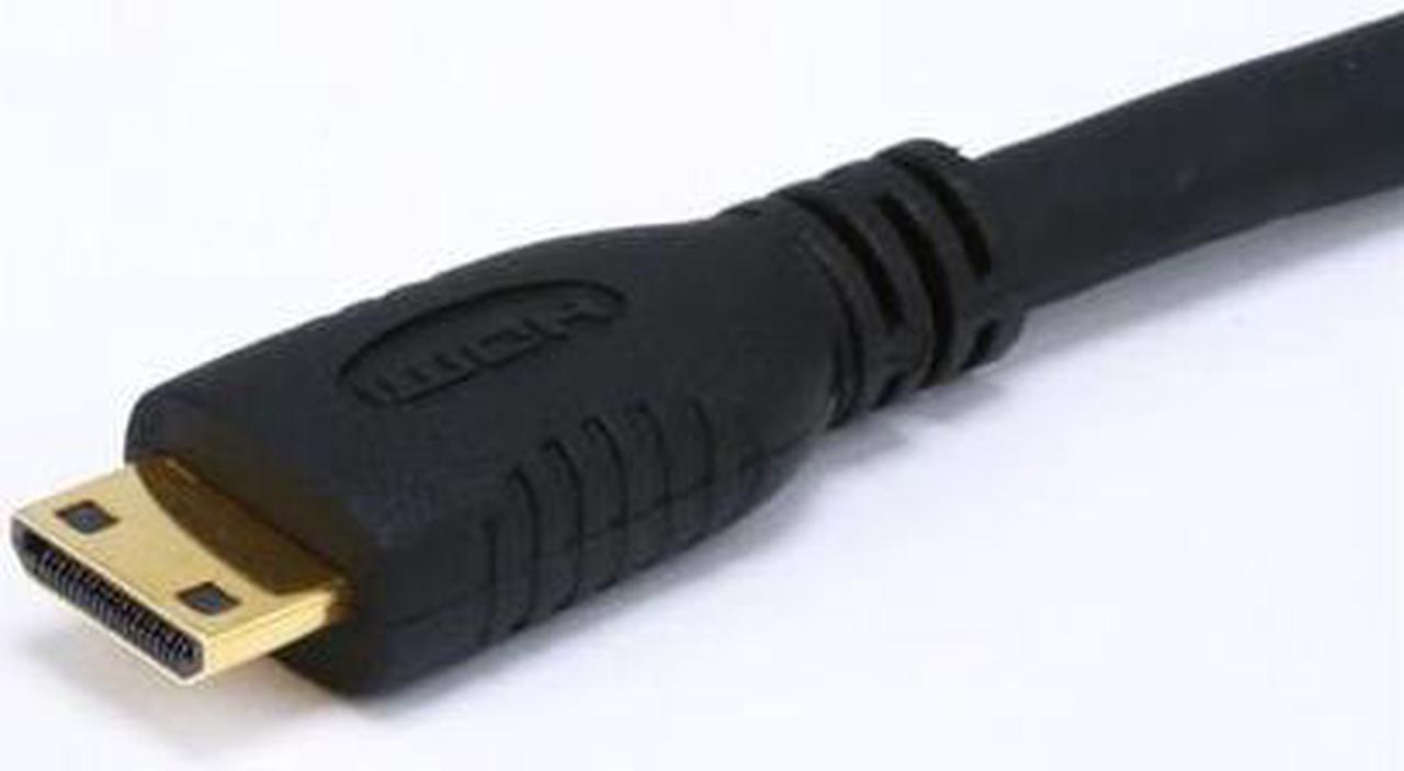 Alt view image 7 of 16 - Monoprice High Speed HDMI Cable - 6 Feet - Black | Blackwith HDMI Mini Connector, 4K @ 24Hz, 10.2Gbps, 30AWG