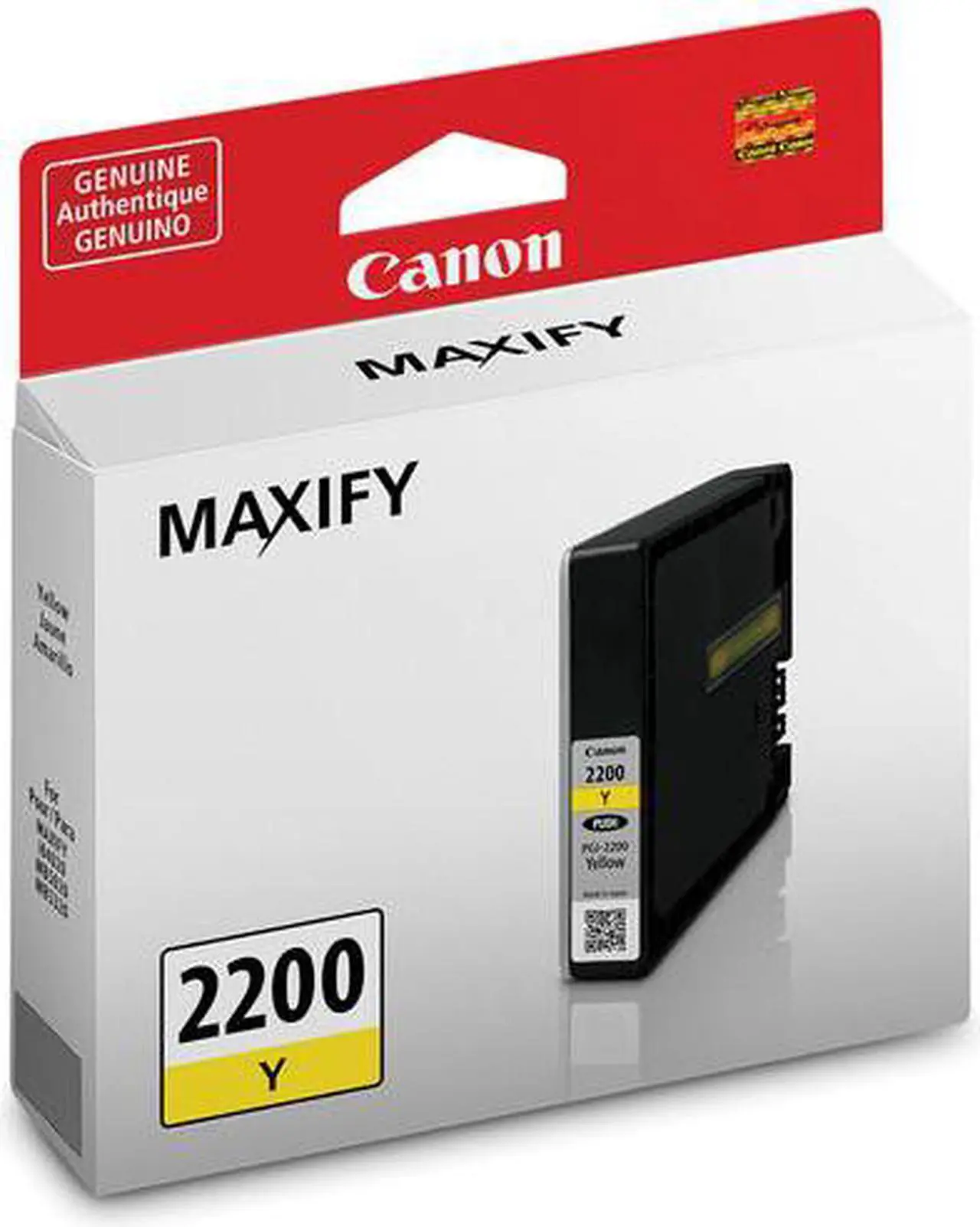 Alt view image 2 of 13 - Canon PGI-2200 Y Ink Tank Ink Cartridge