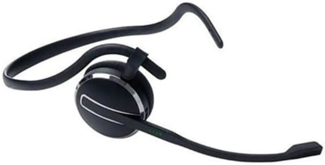Alt view image 4 of 7 - Jabra PRO 9450 Flex Mic Mono Wireless Headset w/ GN1000 Remote Handset Lifter