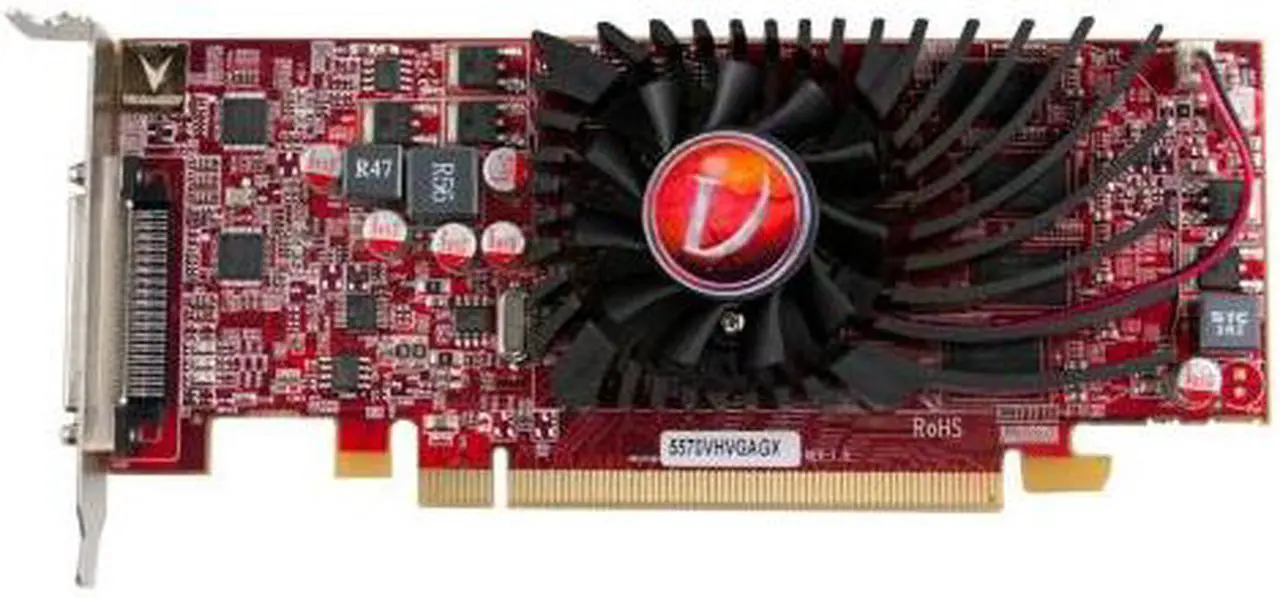 Alt view image 7 of 12 - VisionTek Radeon HD 5570 1 GB Graphic Card VisionTek HD5570 SFF 4-port VGA VHDCI 1 GB x16 PCIe Graphics Card (900366)