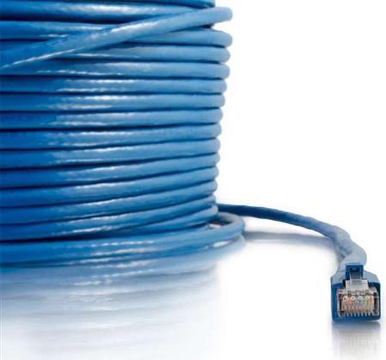 150FT CAT6 SNAGLESS SOLID SHIELDED ETHERNET NETWORK PATCH CABLE - BLUE