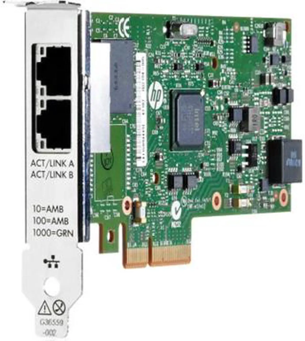 Alt view image 3 of 4 - HPE 652497-B21 Ethernet 1Gb 2-port 361T Adapter