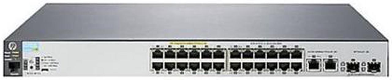 Alt view image 4 of 6 - HP 2530-24-PoE plus Ethernet Switch J9779A ABA Network Switches