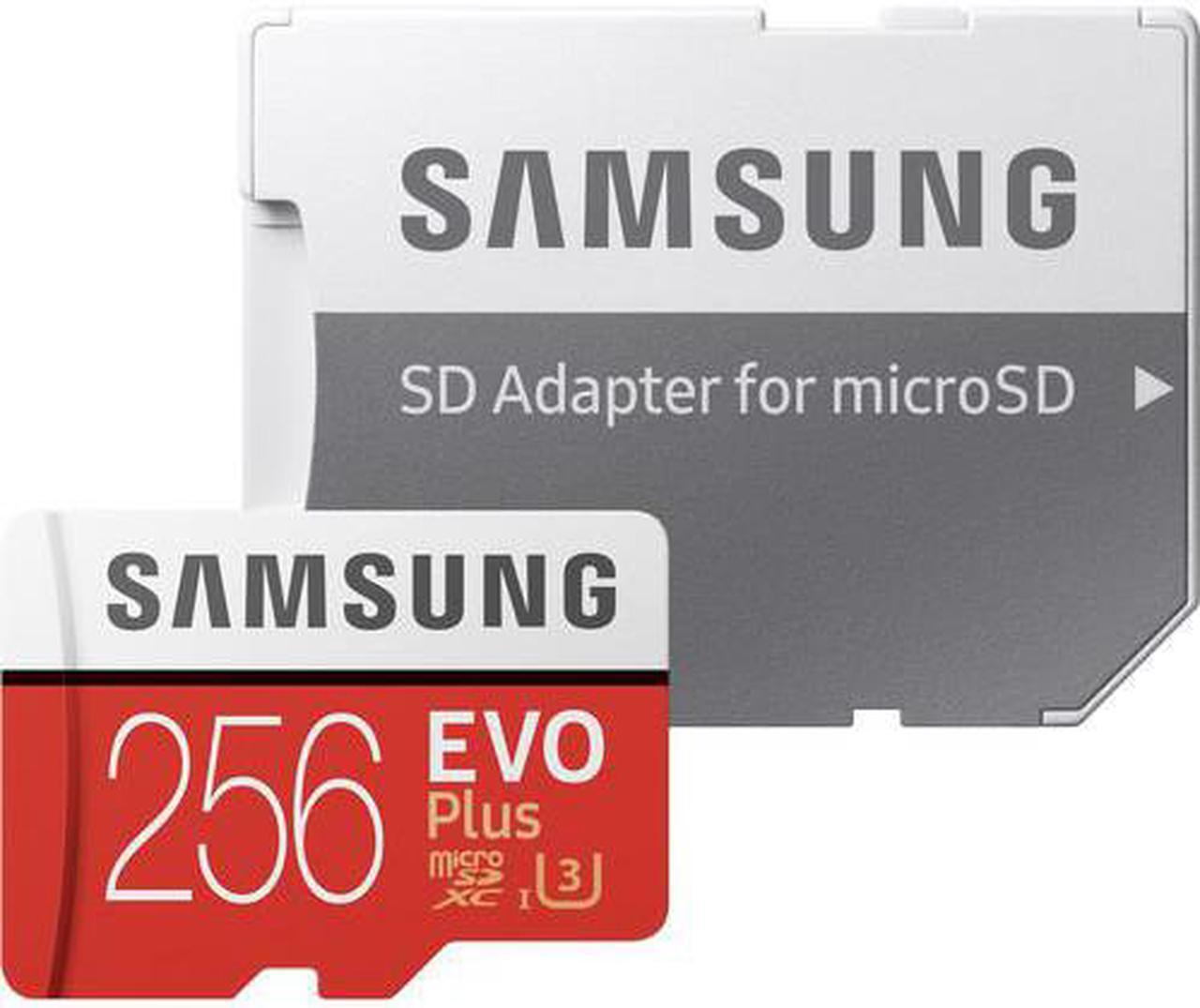 Alt view image 14 of 20 - Samsung EVO Plus 256 GB microSDXC - Class 10/UHS-I (U3) - 100 MB/s Read - 90 MB/s Write