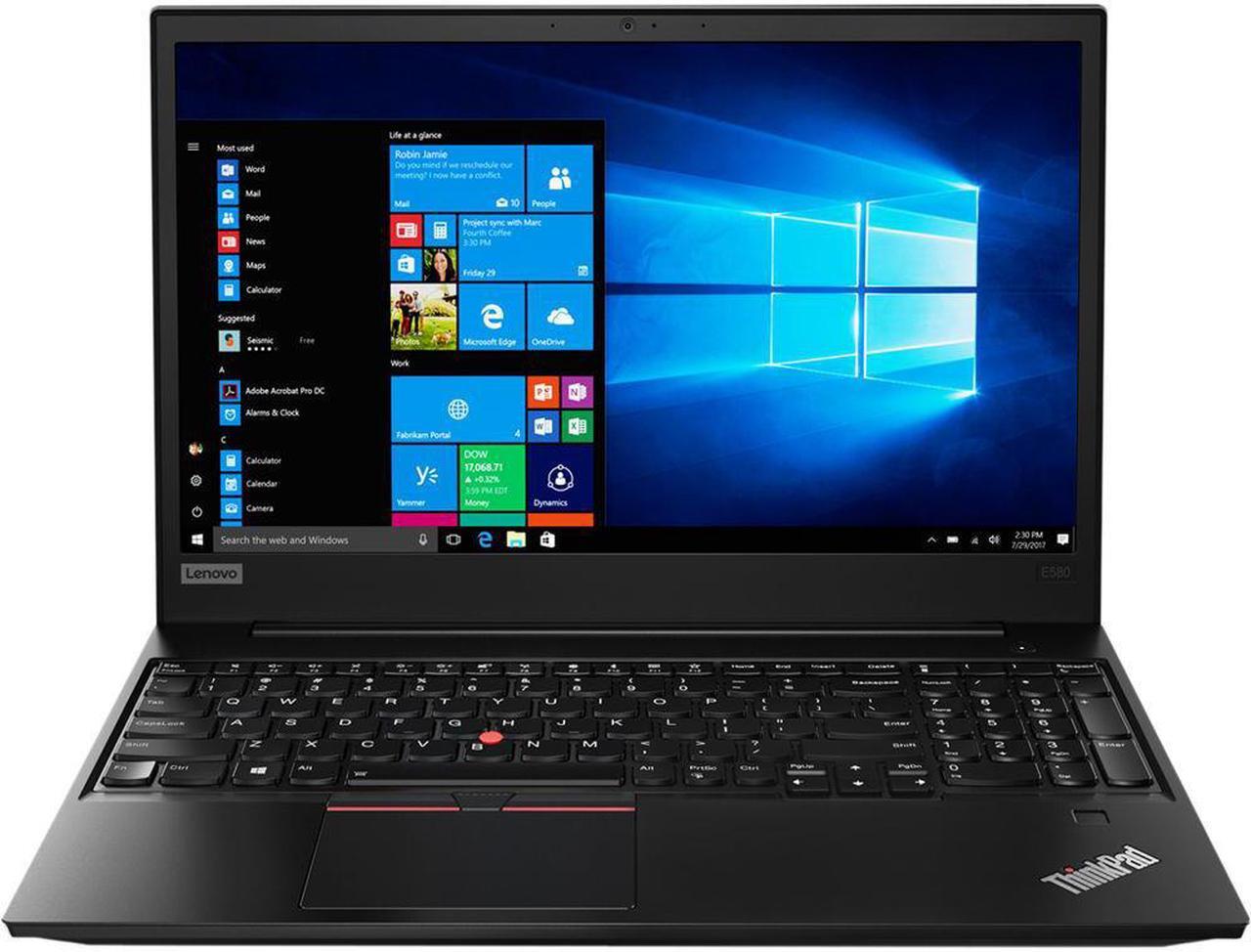Alt view image 3 of 9 - Lenovo Laptop ThinkPad Intel Core i3-7020U 4GB Memory 500GB HDD Intel HD Graphics 620 15.6" Non-Touch Screen Windows 10 Pro 64-bit E580 (20KS008JUS)