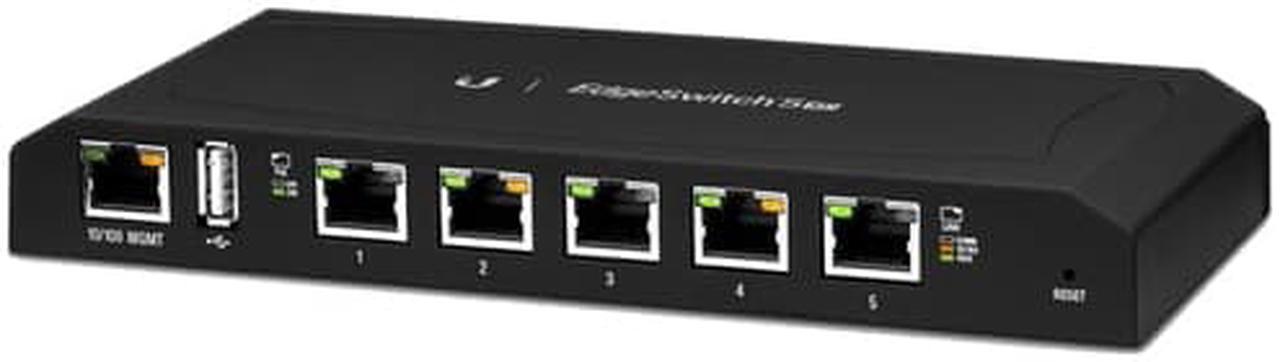 Alt view image 4 of 20 - Ubiquiti EdgeSwitch XP 5 Gigabit 24V PoE Ethernet Switch - ES-5XP