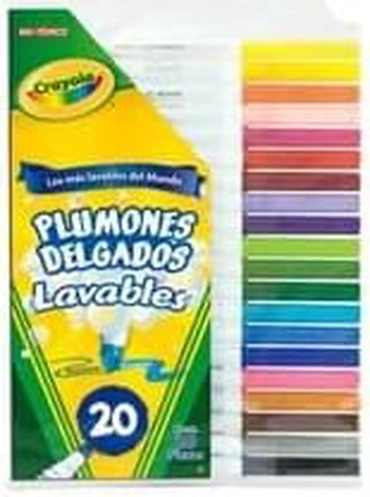 Alt view image 5 of 20 - Crayola Marker,Wsh,Sptp,20/St,Ast 588106
