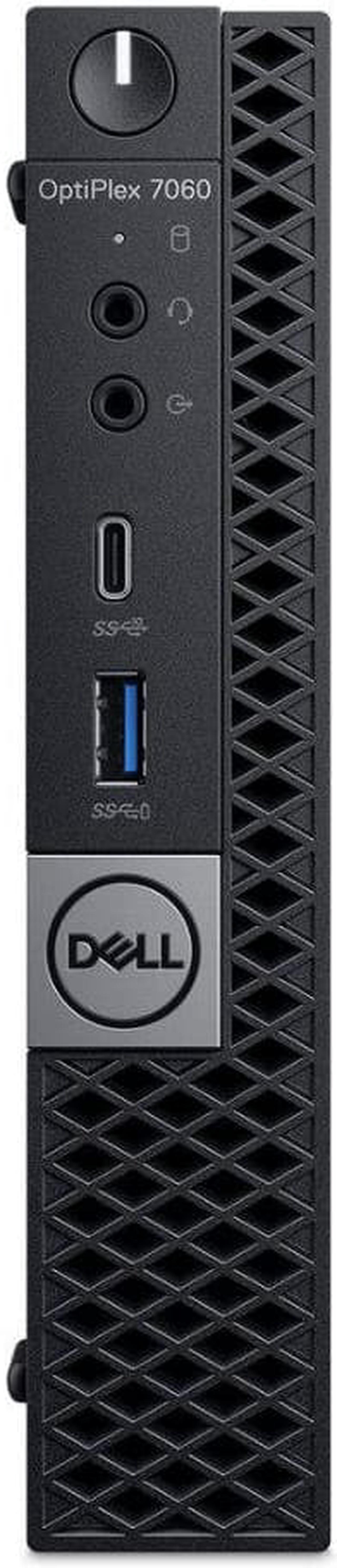 Alt view image 6 of 13 - Dell OptiPlex 7060 Micro Form Factor Desktop Computer - Intel Core i5-8500T (2.10 GHz), 8 GB DDR4 Memory, 256 GB SSD, Windows 10 Pro