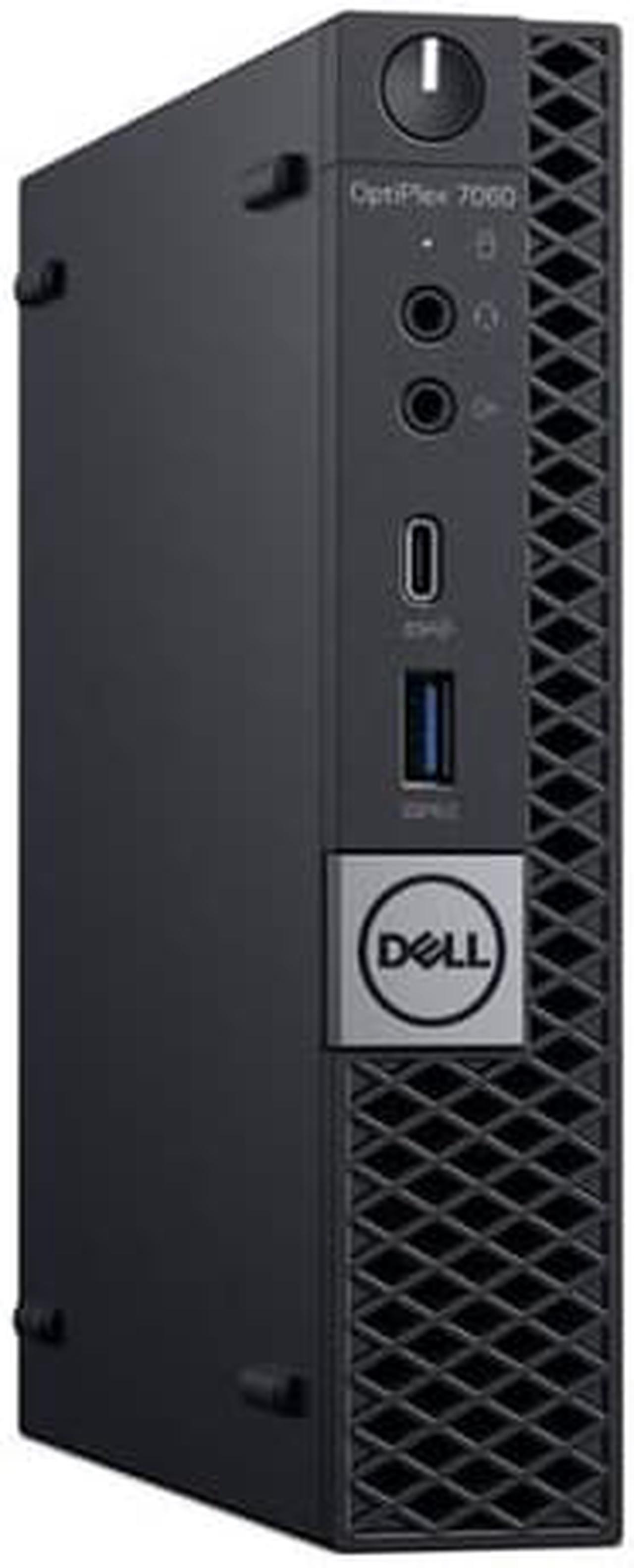 Alt view image 7 of 13 - Dell OptiPlex 7060 Micro Form Factor Desktop Computer - Intel Core i5-8500T (2.10 GHz), 8 GB DDR4 Memory, 256 GB SSD, Windows 10 Pro