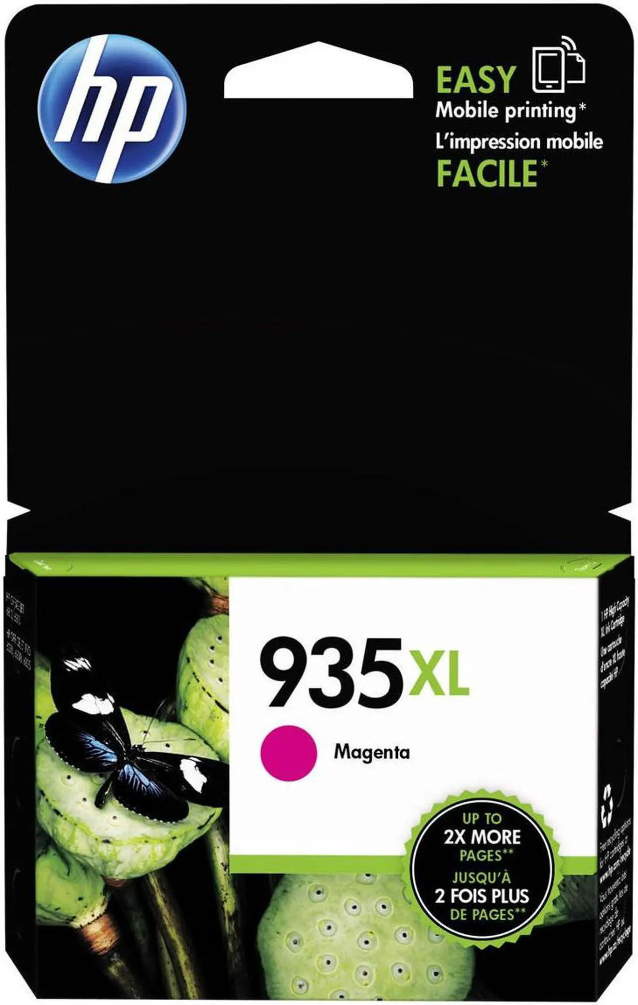 Alt view image 5 of 20 - HP 935XL High Yield Magenta Original Ink Cartridge C2P25AN, ~825 pages,
