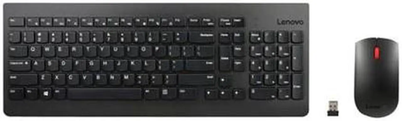 Alt view image 3 of 14 - Lenovo Essential Wireless Keyboard and Mouse Combo LA Spanish 171 (w/o Battery)