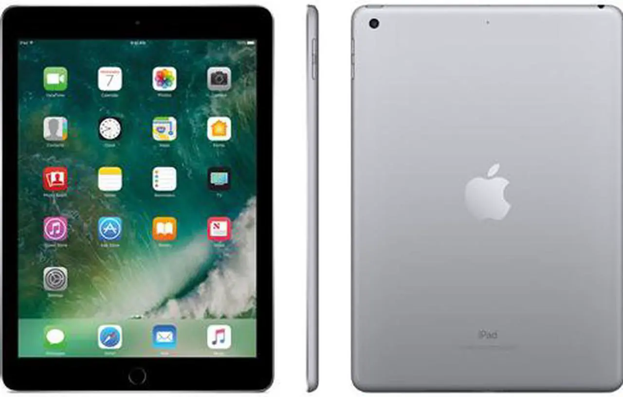 Alt view image 2 of 3 - Apple iPad 9.7 Tablet A1822 Wi-Fi 32GB - Space Gray (5th generation)
