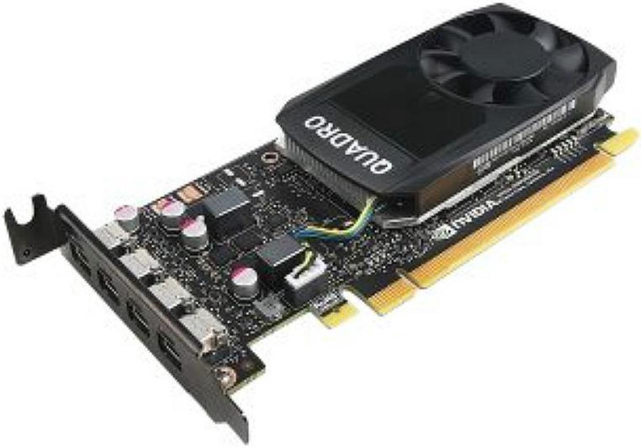 Alt view image 2 of 8 - THINKSTATION NVIDIA QUADRO P1000 4GB GDDR5 MINI DP X 4 GRAPHICS CARD WITH LP BRA
