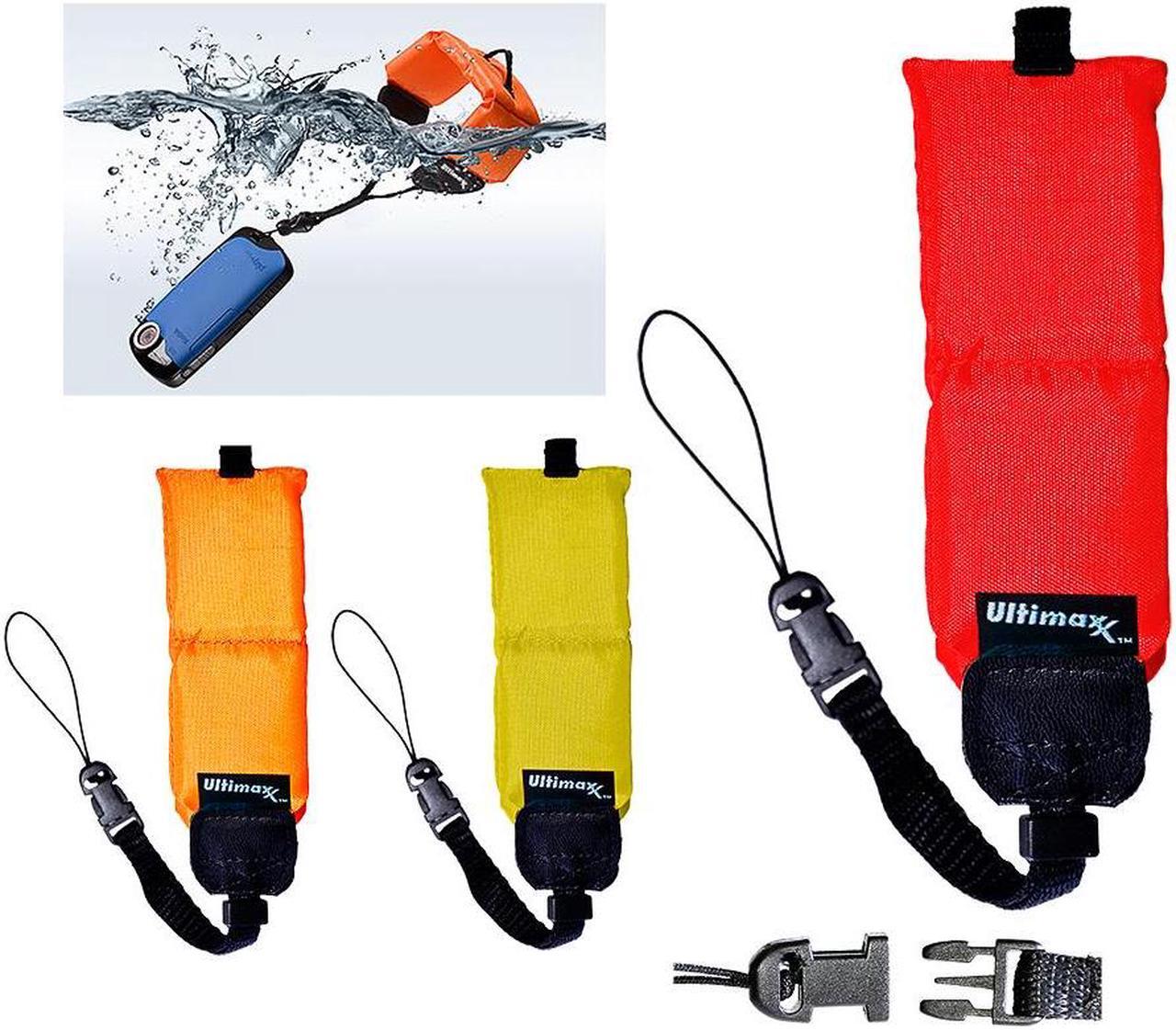Alt view image 2 of 2 - Ultimaxx Floating Camera Strap Universal Floating Wrist Strap for GoPro, Waterproof Cameras, Phones, and Keys (Orange)