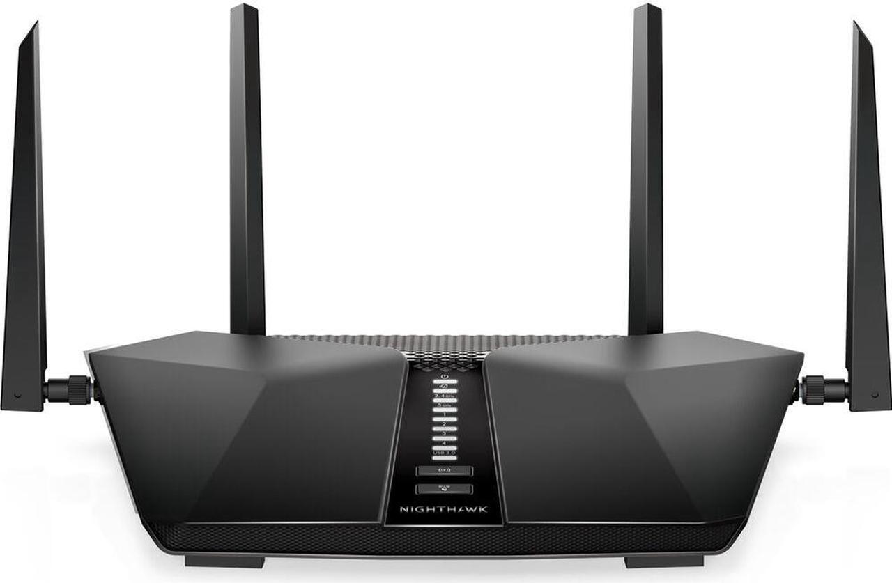 Alt view image 3 of 20 - NETGEAR RAX50-100NAS Nighthawk AX5400 WiFi 6 Router